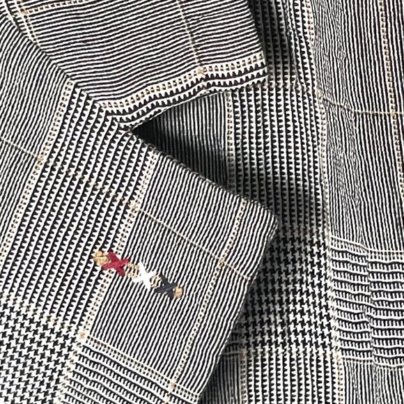 Scotch Soda Check Single-Breasted Blazer Mens XL Gray Seersucker Lightweight - Picture 12 of 12